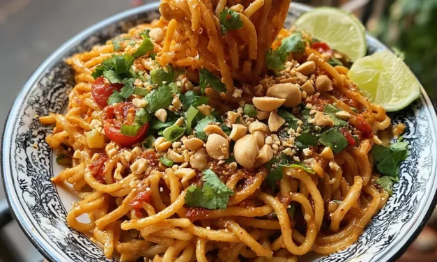 Swicy Thai Peanut Noodles – A Magical 30-Minute Meal