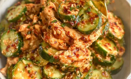 Delightful Thai Cucumber Salad with Chicken