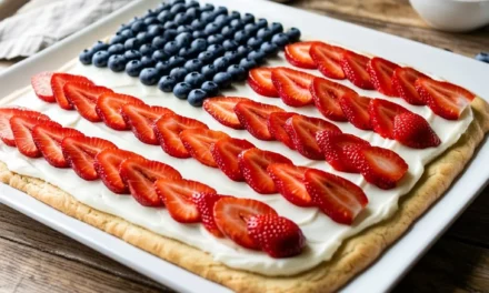 American Flag Fruit Pizza