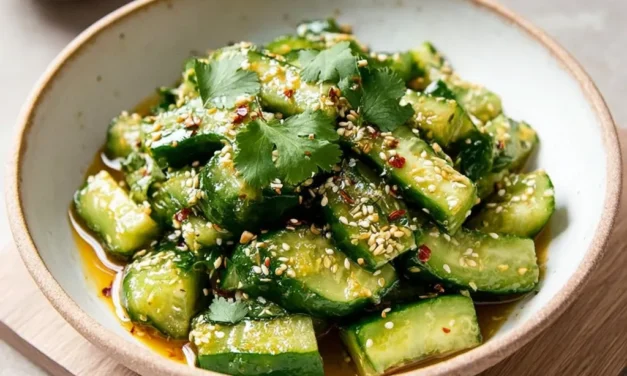 Asian-Style Smashed Cucumber Salad