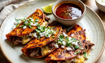 Beef Birria Tacos with Consome