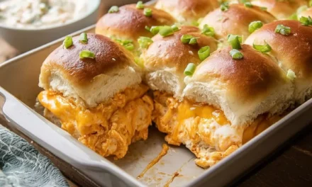 Buffalo Chicken Dip Sliders