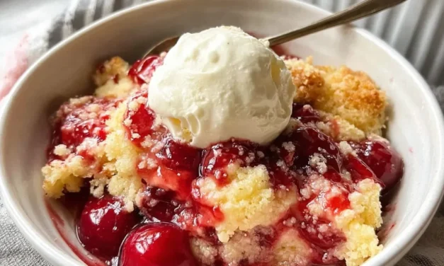Cherry Cheesecake Dump Cake