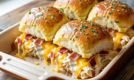 Chicken Bacon Ranch Sliders