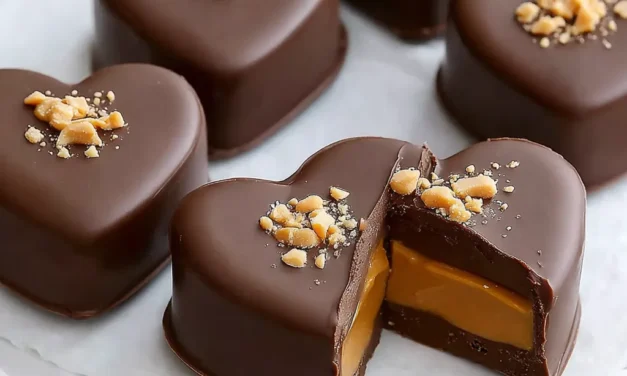 Chocolate Peanut Butter Valentine’s Heart