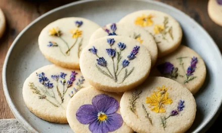Floral Pressed Sugar Cookies