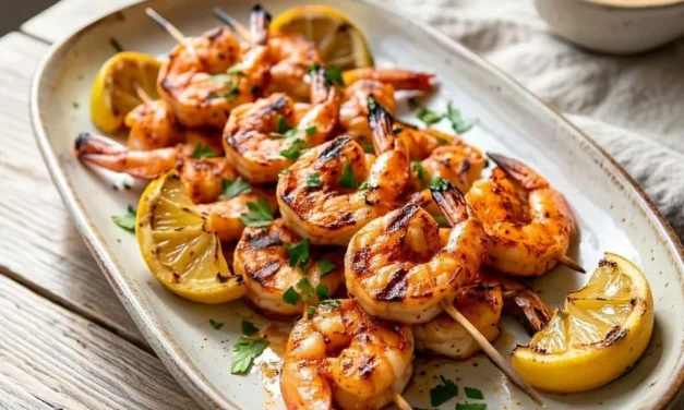 Grilled Cajun Shrimp Skewers