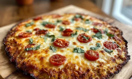 Ground Chicken Pizza Crust