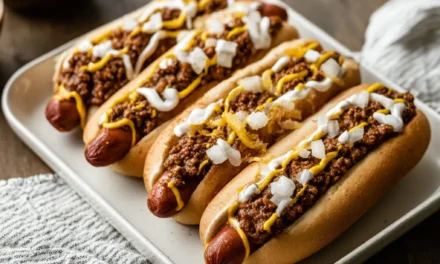 Homemade Coney Island Style Hot Dogs