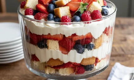 No-Bake Berry Trifle Summer Dessert