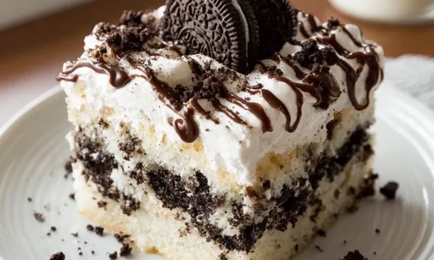 Oreo Cookie Poke Cake