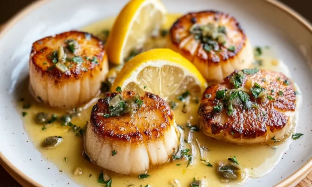 Pan-Seared Scallops with Lemon Butter