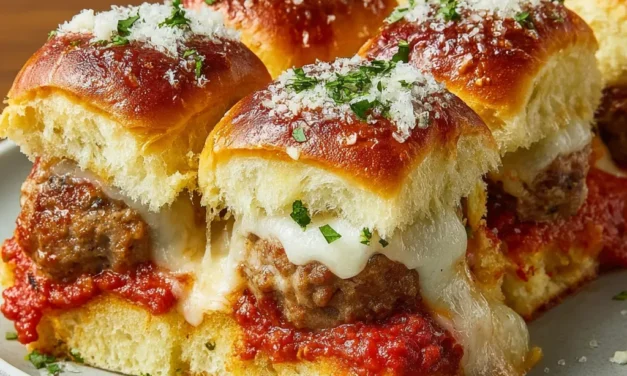 Pull-Apart Meatball Parm Sliders