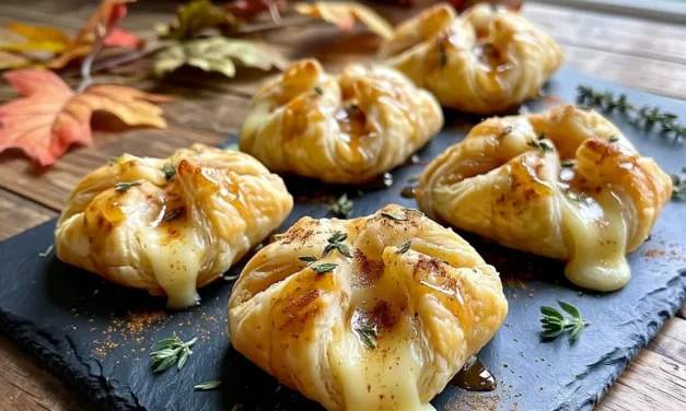 Pumpkin Spice Hot Honey Brie Bites