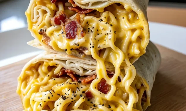 Ramen Carbonara Burrito