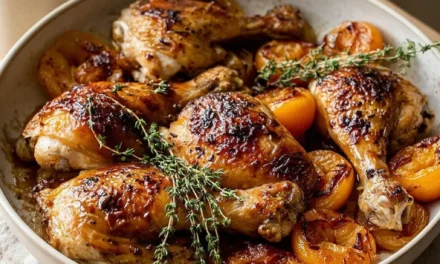 Roasted Apricot Chicken Dinner