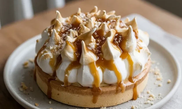 Salted Caramel Swiss Meringue