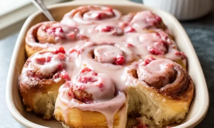 Strawberry Cinnamon Rolls