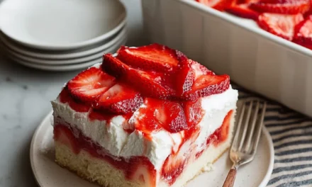 Strawberry Jello Poke Cake