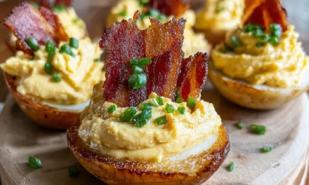 Tallow-Fried Bacon Deviled Eggs
