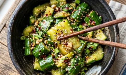 Asian Smashed Cucumber Salad: A Refreshing and Flavorful Delight