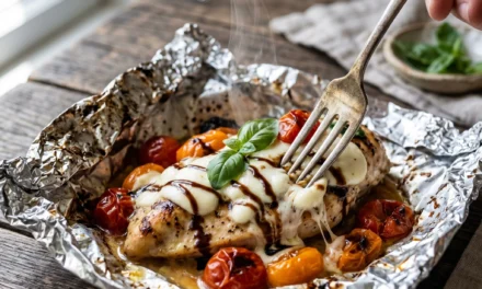 Caprese Chicken Foil Packs: A Summertime Delight