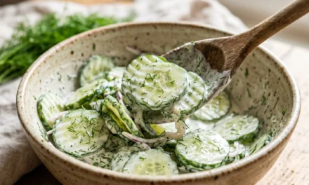 Cucumber Dill Salad (Gurkensalat) – A Refreshing Summer Delight