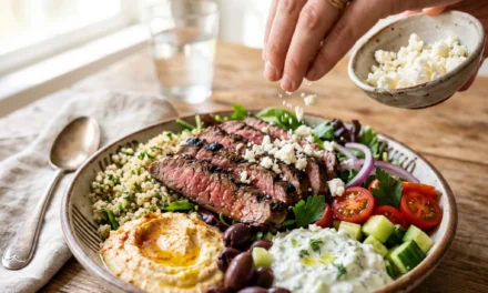 Mediterranean Flank Steak Bowls: A Flavor-Packed, Healthy Meal in Minutes