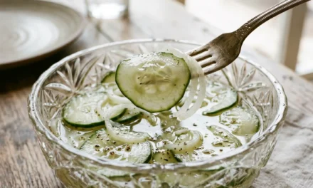 Old Fashioned Cucumbers and Onions: A Refreshing Classic