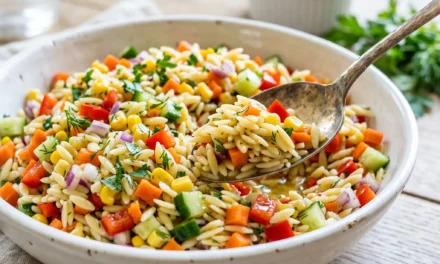 Rainbow Orzo Salad: A Vibrant and Flavorful Summer Delight