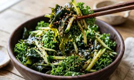 Seaweed, Kale, and Cucumber Salad: A Refreshing and Nutritious Dish