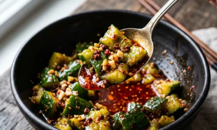 Spicy Cucumber with Sichuan Peppercorns: A Refreshing Delight