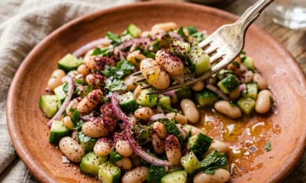 Refreshing White Bean, Cucumber, and Sumac Salad Recipe