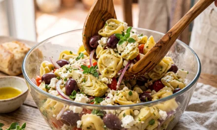 Greek Tortellini Salad: A Refreshing Mediterranean Delight