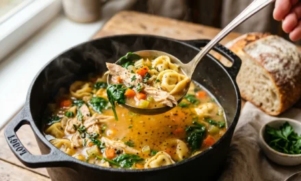 Rotisserie Chicken Tortellini Soup – A Quick and Comforting Classic