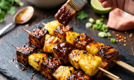 Chipotle Tofu and Pineapple Skewers for a Flavorful Grilling Experience