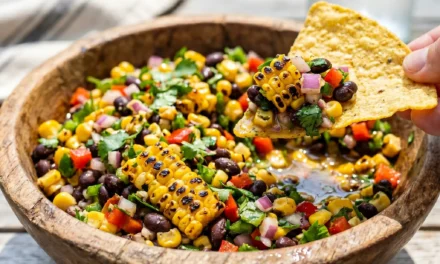Grilled Corn Cowboy Caviar: A Flavorful and Colorful Dip