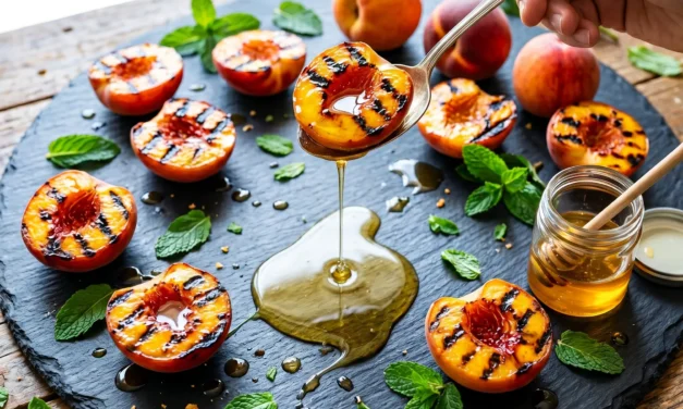 Grilled Peaches with Moonshine Syrup: A Sweet Summer Treat