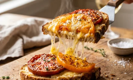 Open-Faced Tomato Grilled Cheese: A Delicious Twist on a Classic