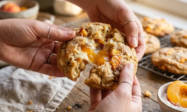 Indulge in Delicious Peaches and Cream Cookies