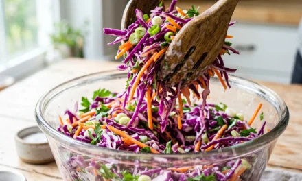Purple Cabbage Slaw: A Colorful and Crunchy Salad