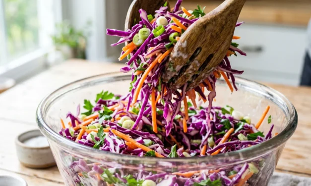 Purple Cabbage Slaw: A Colorful and Crunchy Salad