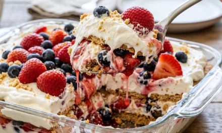 Red, White and Blue Icebox Cake: A Festive No-Bake Treat