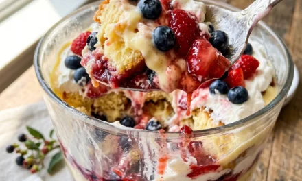 Red, White and Blueberry Trifle: A Festive and Delicious Delight