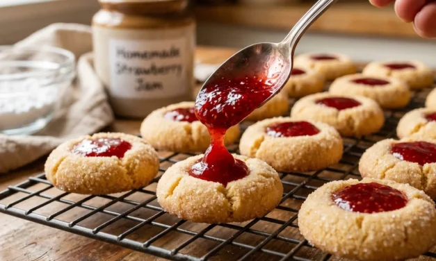 Strawberry Jam Thumbprints: Delightful Cookies for Every Occasion