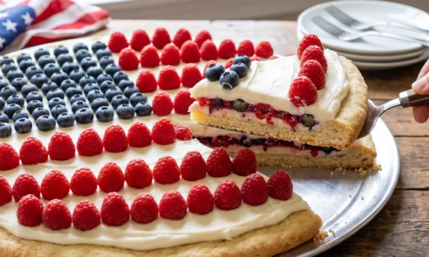 Celebrate Independence Day with 4th of July Flag Pizza