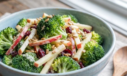 Broccoli Apple Salad: A Refreshing and Crunchy Delight