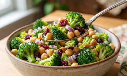 Broccoli & Chickpea Power Salad: A Quick and Healthy Delight
