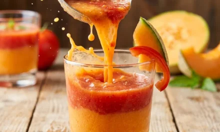 Cantaloupe-Tomato Gazpacho: A Refreshing Summer Delight