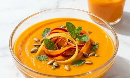 Carrot Gazpacho: A Refreshing Twist on Classic Soup